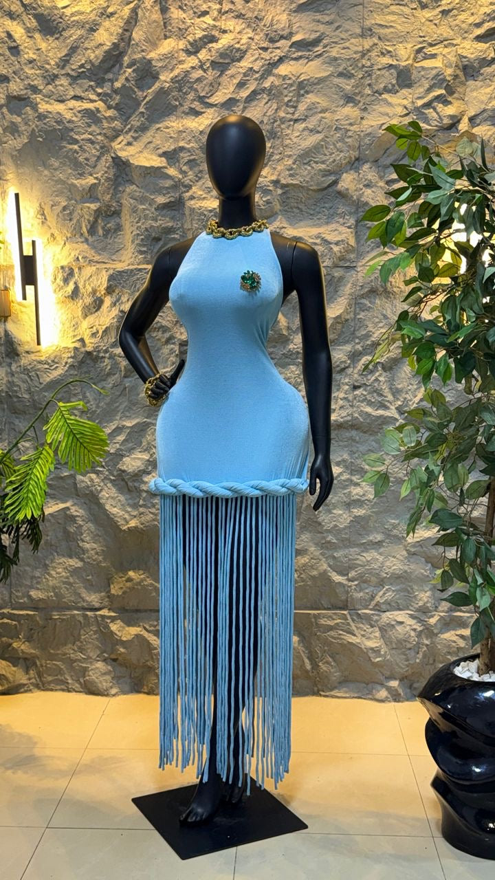 Fringe tassel dress