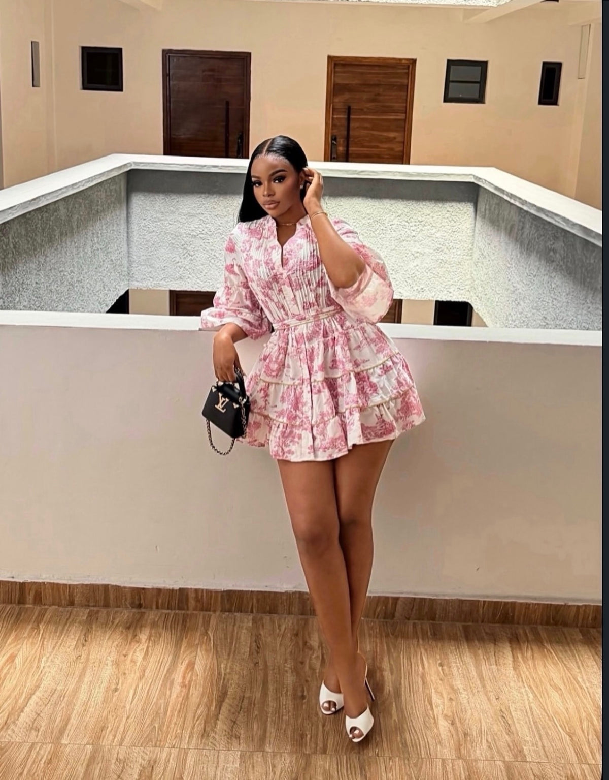 Floral mini dress