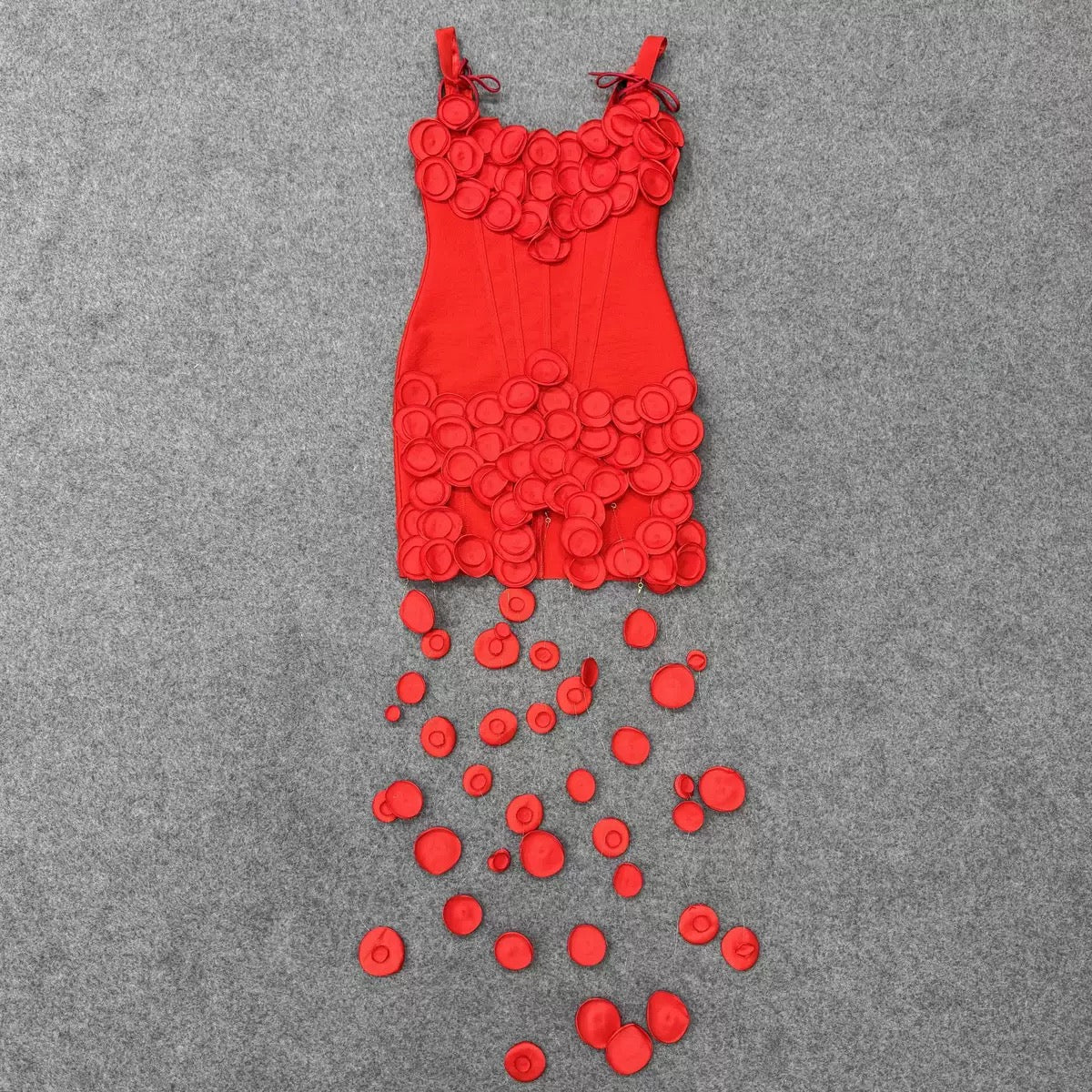 Circle cut-out bandage dress
