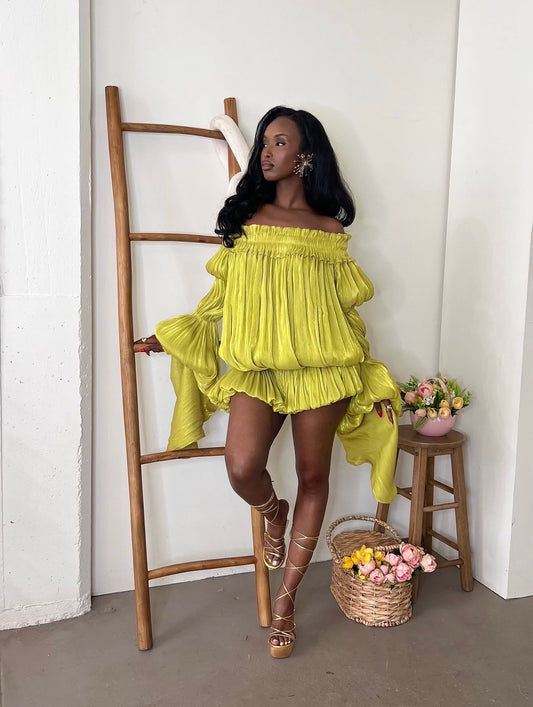 Ruffle bubble dress