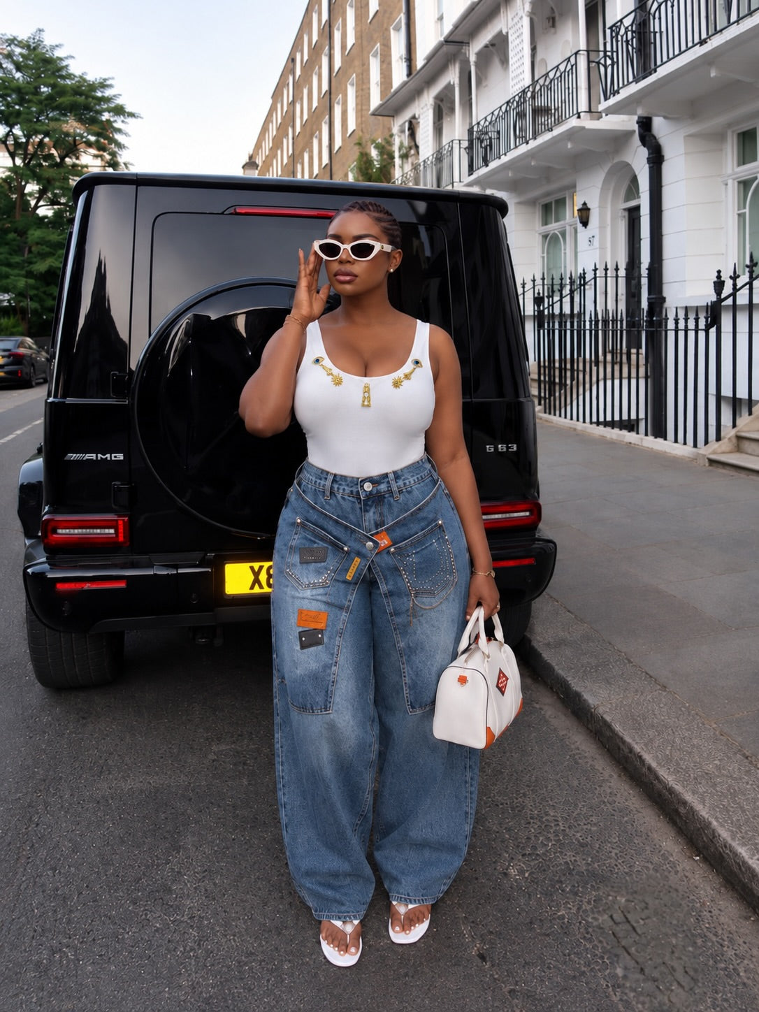 Scoop neck bodysuit