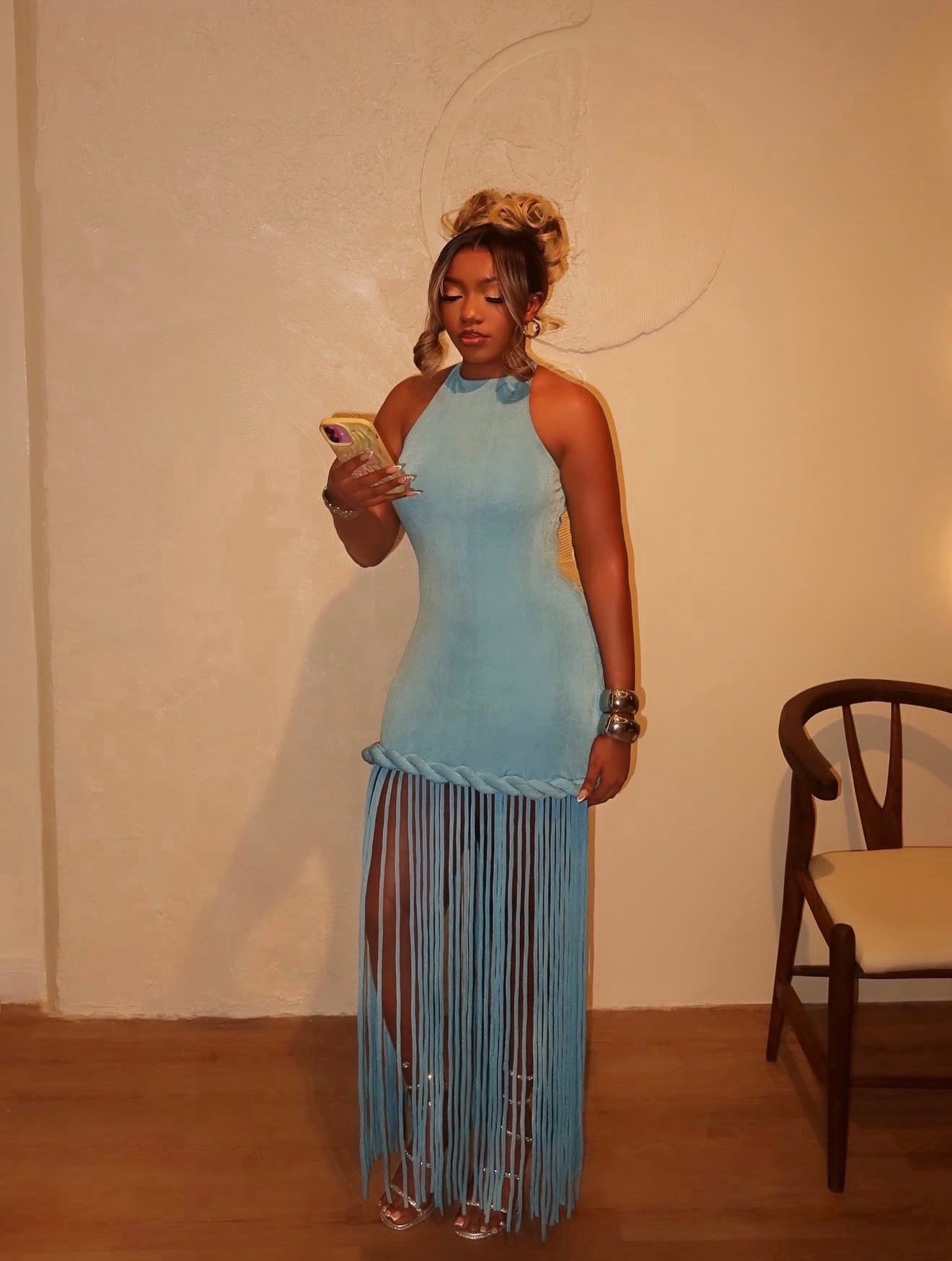 Fringe tassel dress