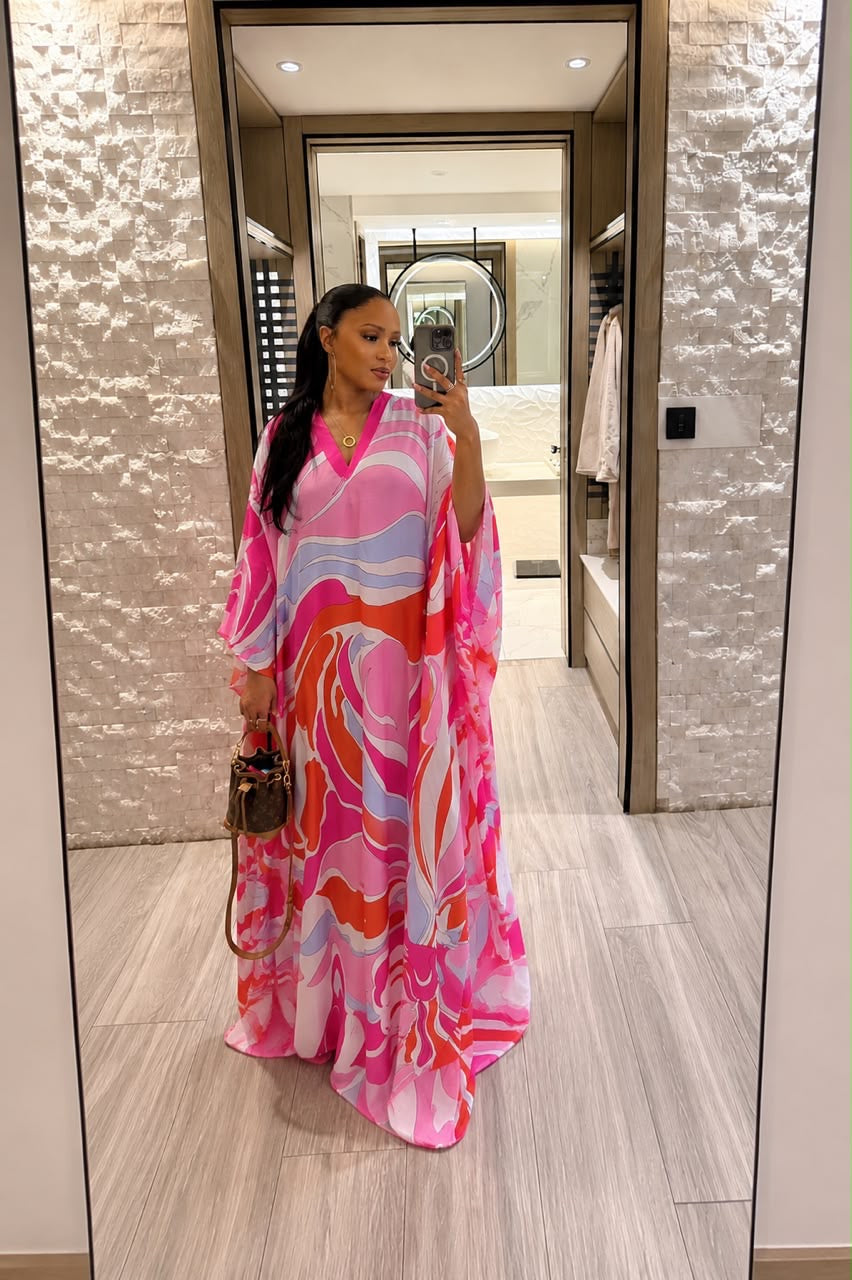 Printed kaftan