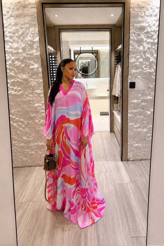 Printed kaftan