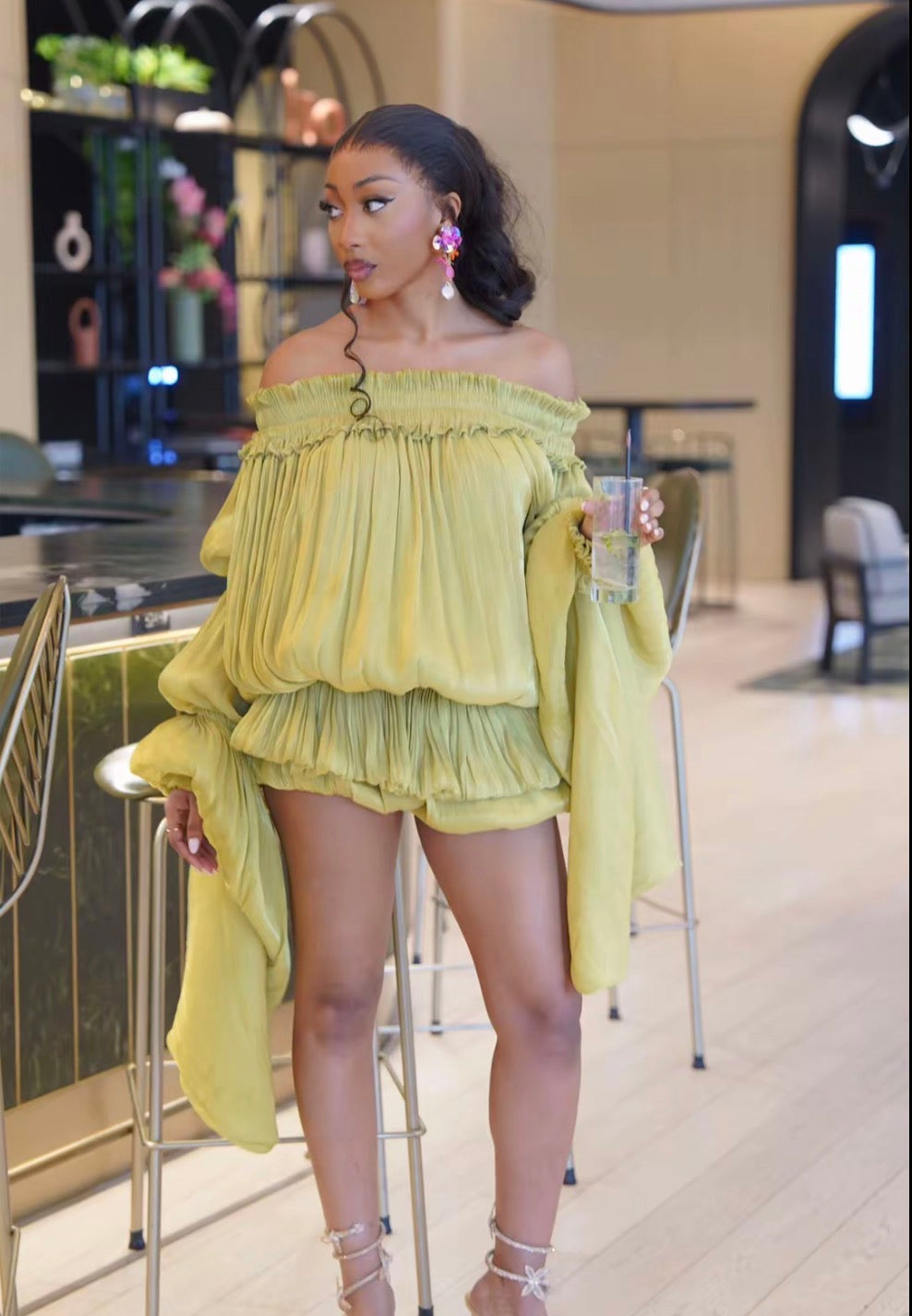 Ruffle bubble dress