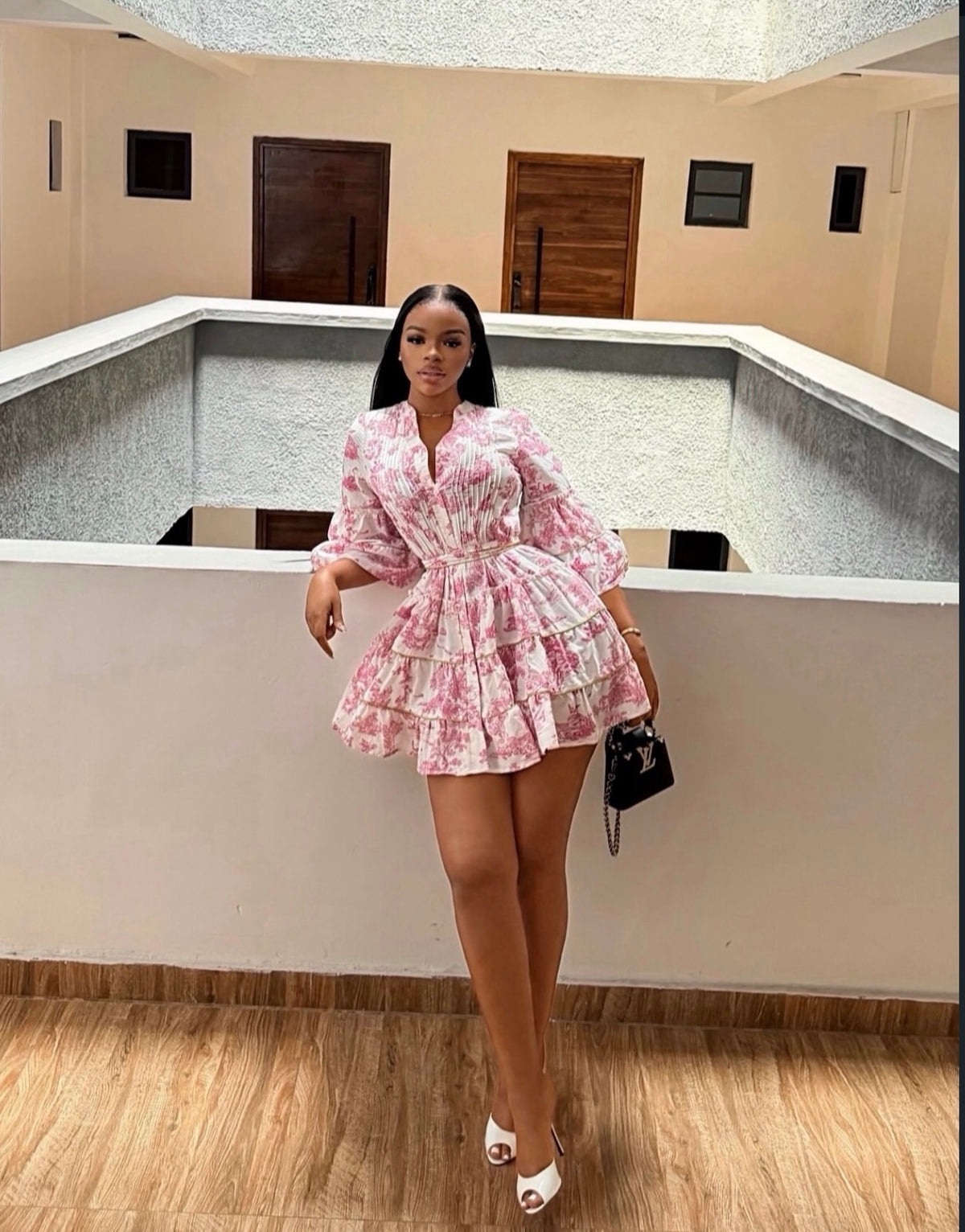 Floral mini dress