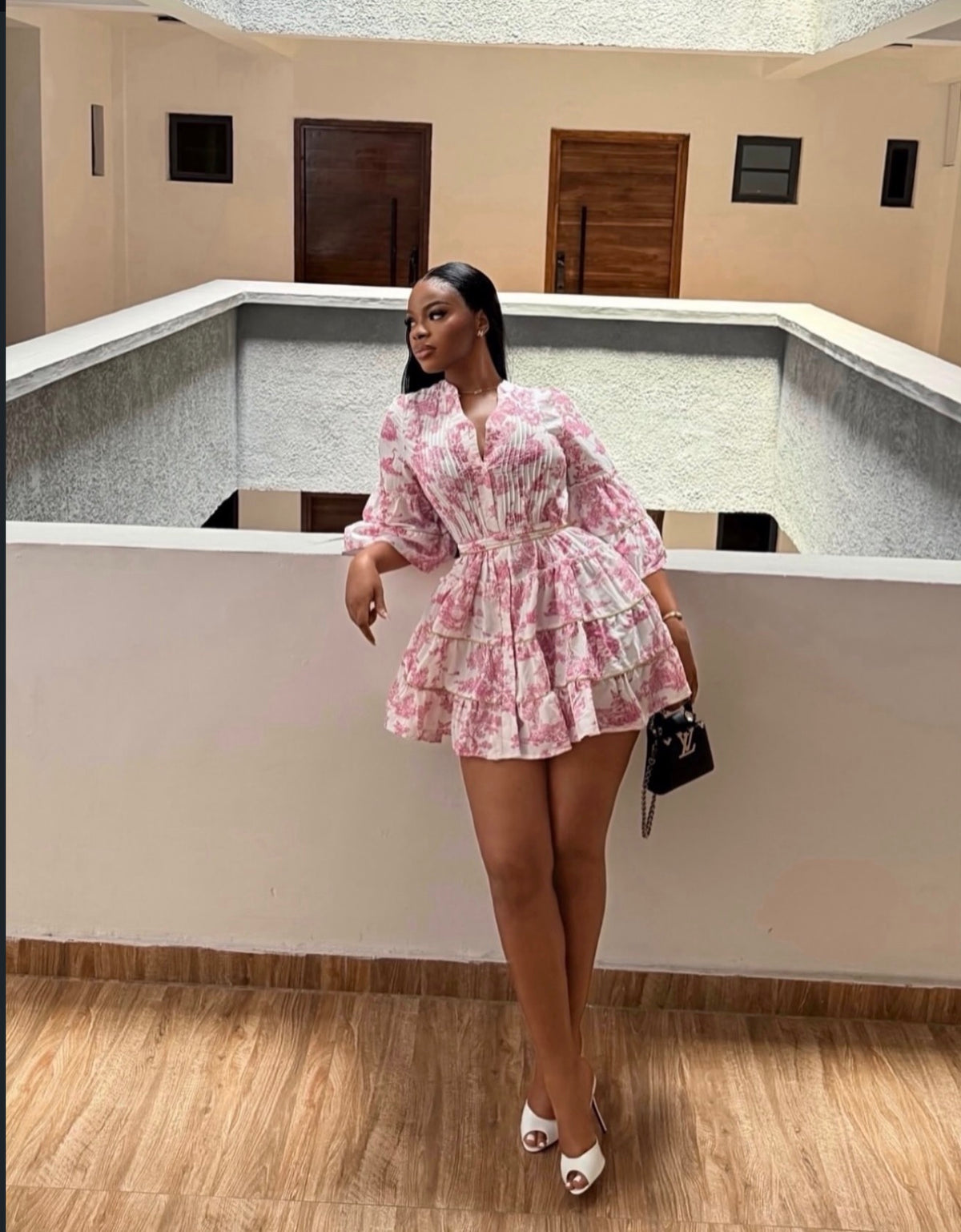 Floral mini dress