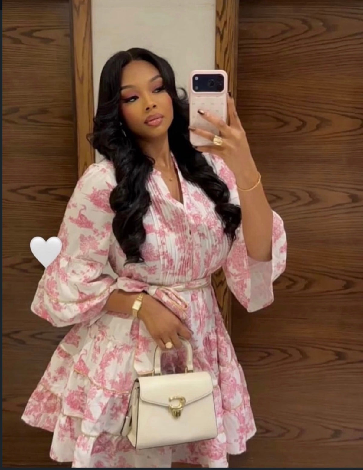 Floral mini dress
