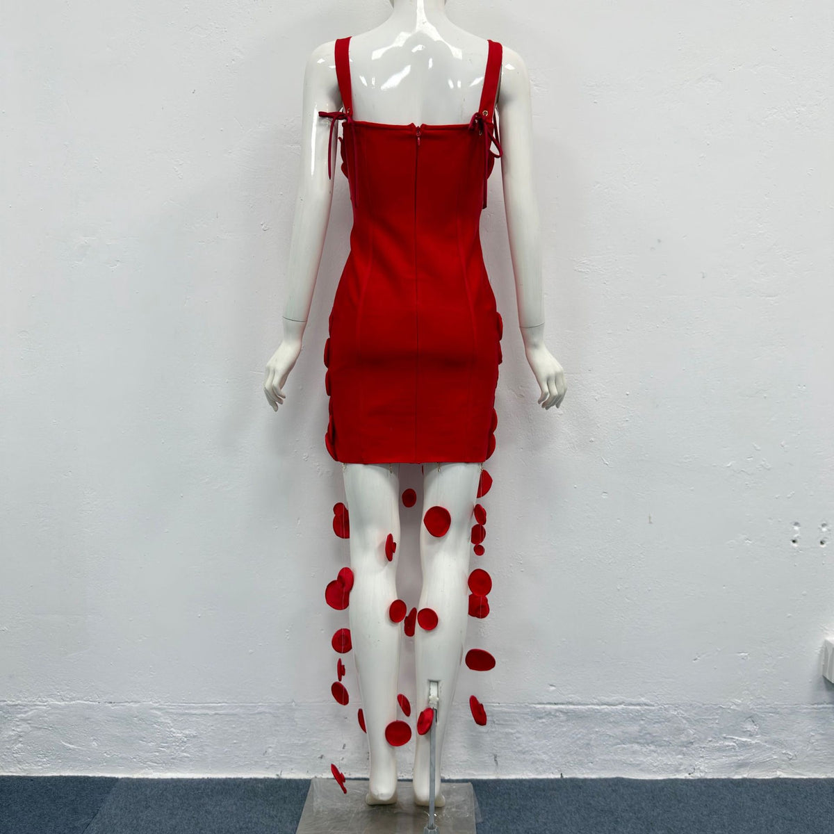 Circle cut-out bandage dress